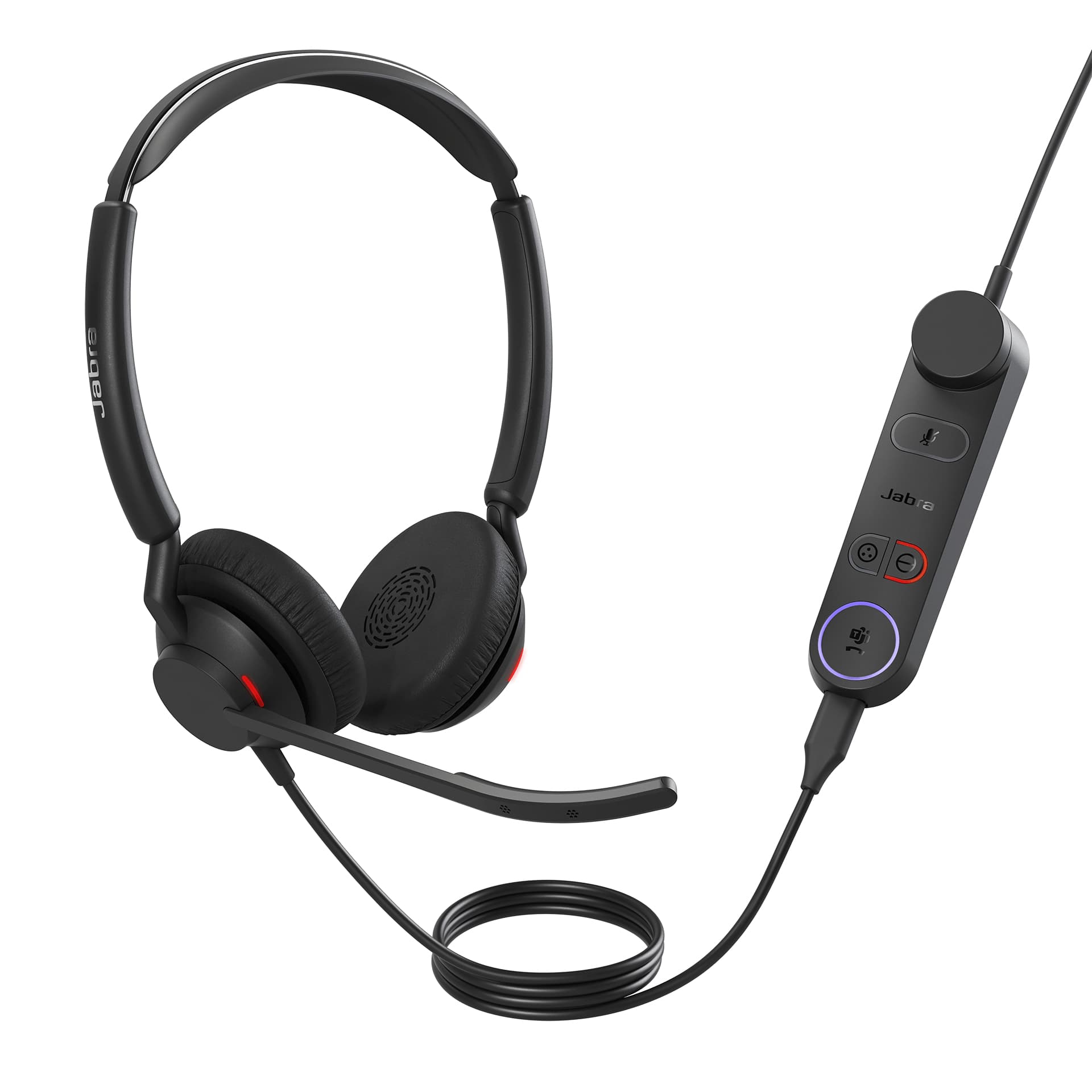 Jabra Engage 50 II MS Stereo - Auscultadores - no ouvido - com cabo - USB-C, USB-A - isolamento de ruído - Certificado para Microsoft Teams, Certificação Unify, Certificação Google Meet, Certificação Amazon Chime, Works With Chromebook Certified, Cis
