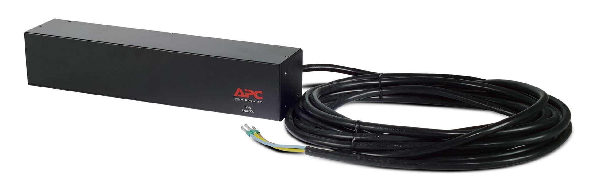 APC Basic Rack PDU - Faixa de distribuição de energia (montável em bastidor) - AC 230 V - entrada: hardware - conectores de saída: 4 (IEC 60320 C19) - 2U - 19" - 8.5 m cabo - preto - para P/N: SCL500RM1U, SCL500RMI1U, SMX2KR2UX145, SMX3KR2UNCX145, SM