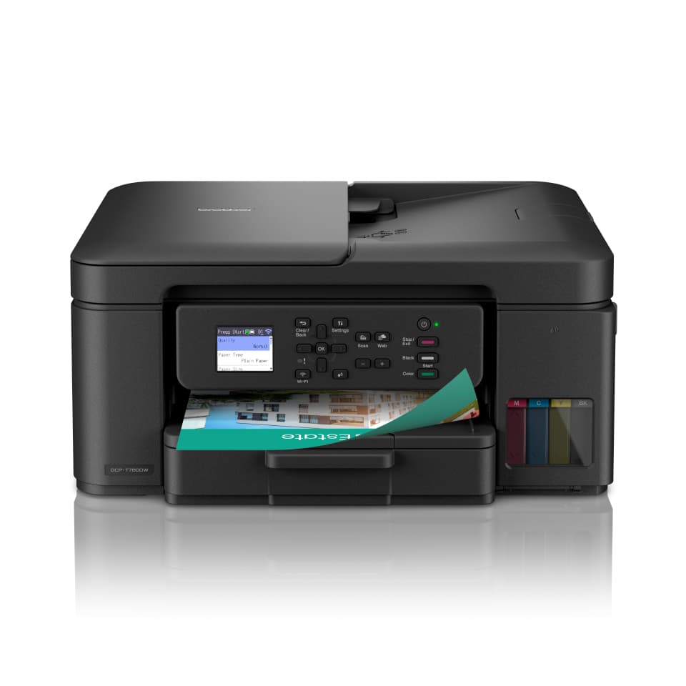 Brother DCP-T780DW - Impressora multi-funções - a cores - jacto de tinta - ITS - A4/Legal (media) - 150 folhas - USB 2.0, Wi-Fi(n)