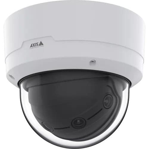 AXIS Q38 Series Q3839-PVE - Câmara de vigilância de rede - PTRZ - cúpula - exterior - à prova de vandalismo / condições climáticas - a cores (Dia&Noite) - 8.3 MP - 7552 x 3776 - íris fixa - áudio - GbE - H.264, MPEG-4 Part 10, AVC, H.265, MPEG-H Part