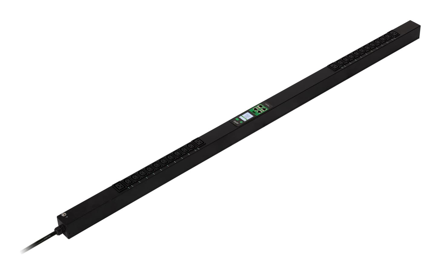 APC EasyPDU EPDU2132S - Unidade de distribuição de potência (montável em bastidor) - comutado - AC 230 V - 1 fase - Ethernet 10/100/1000, serial, USB - entrada: IEC 60309 2P+E 32A - conectores de saída: 24 (20 x IEC 60320 C13, 4 x IEC 60320 C19) - 0U
