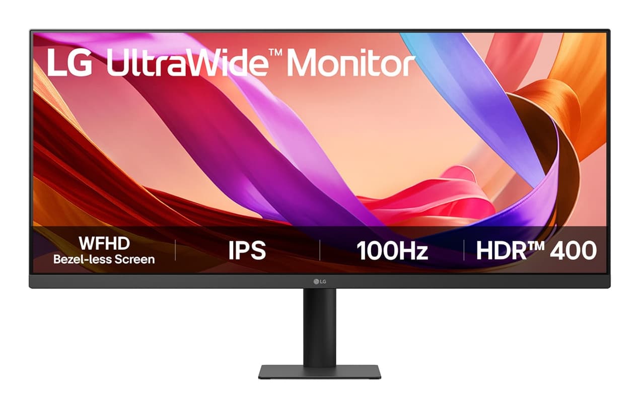 LG UltraWide 34U511A-B - Monitor LED - 34" - 2560 x 1080 UWFHD @ 100 Hz - IPS - 400 cd/m² - 1000:1 - DisplayHDR 400 - 1 ms - HDMI, DisplayPort - preto