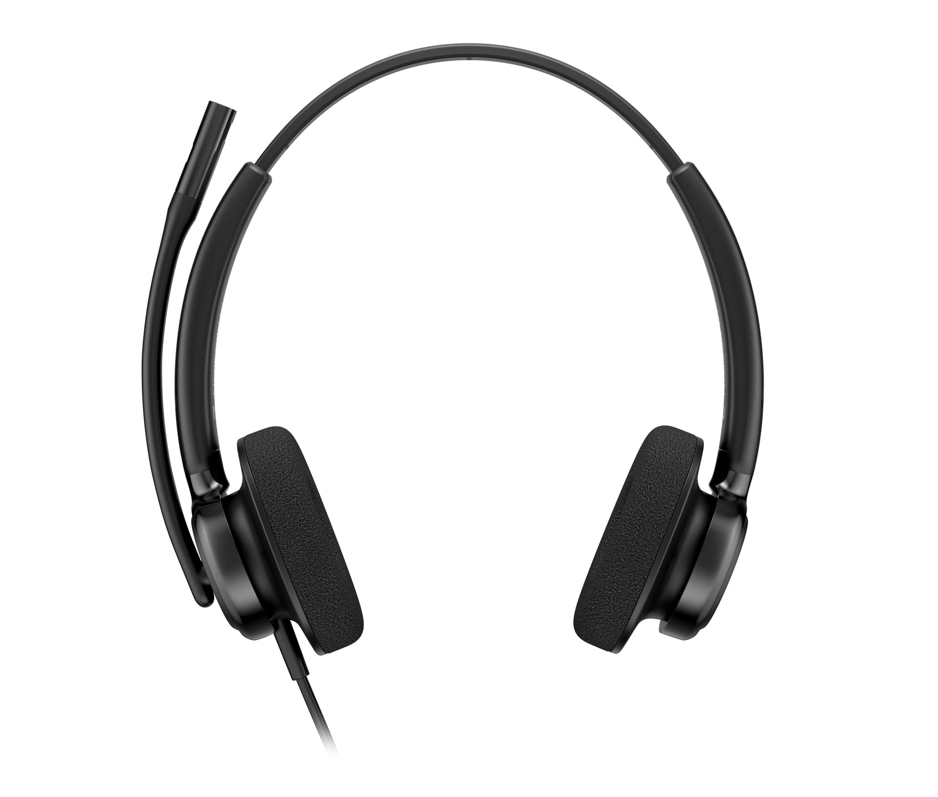 HP Poly Mission 425 - Mission 400 Series - auscultadores - no ouvido - com cabo - USB-C, USB-A - preto - Certificação Zoom, Certificado para Microsoft Teams, Works With Chromebook Certified, Certificação Google Meet