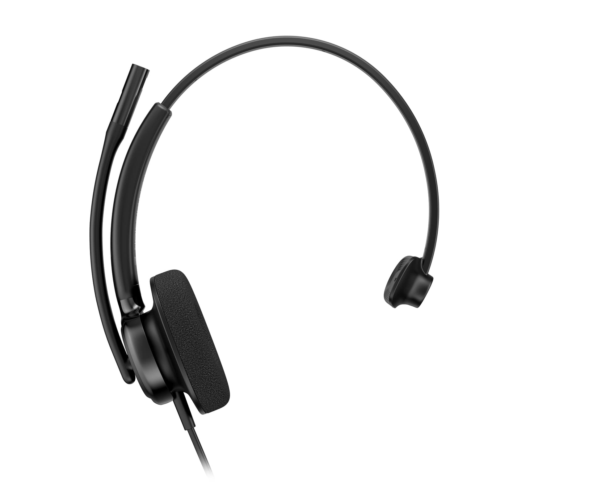 HP Poly Mission 415 - Mission 400 Series - auscultadores - no ouvido - com cabo - cancelamento de ruído activo - USB-A, USB-C - preto - Works With Chromebook Certified, Certificado para Microsoft Teams, Certificação Google Meet, Certificação Zoom