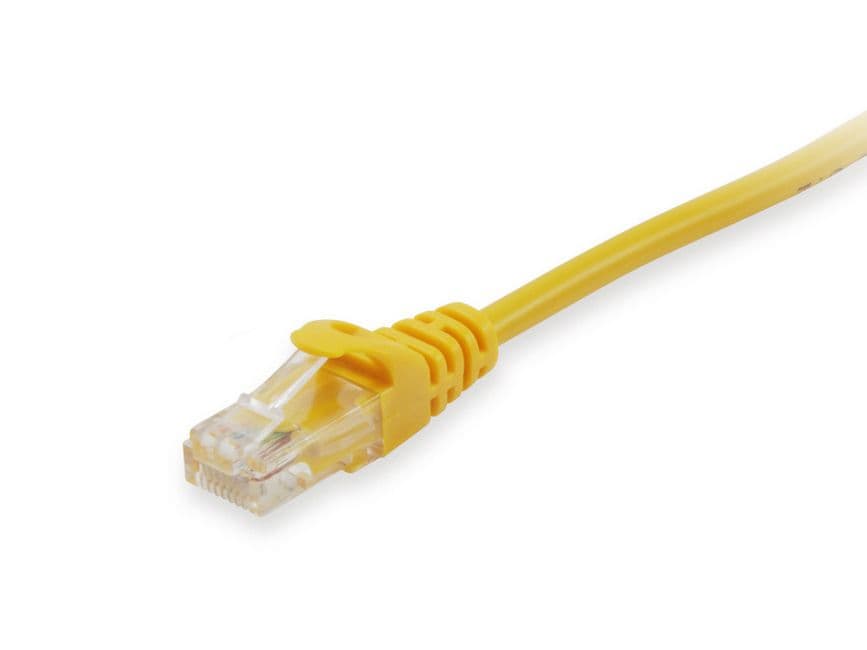 EQUIP CHICOTE CAT6A U/UTP 3M AMARELO