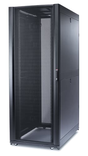 APC NetShelter SX - Gabinete - preto - 48U - 19" - Compatível com TAA - para P/N: SMT2200I2U-BR, SRT1000XLA, SRT1500XLA, SRT2200XLA, SRT3000XLA, SRT3000XLAUS