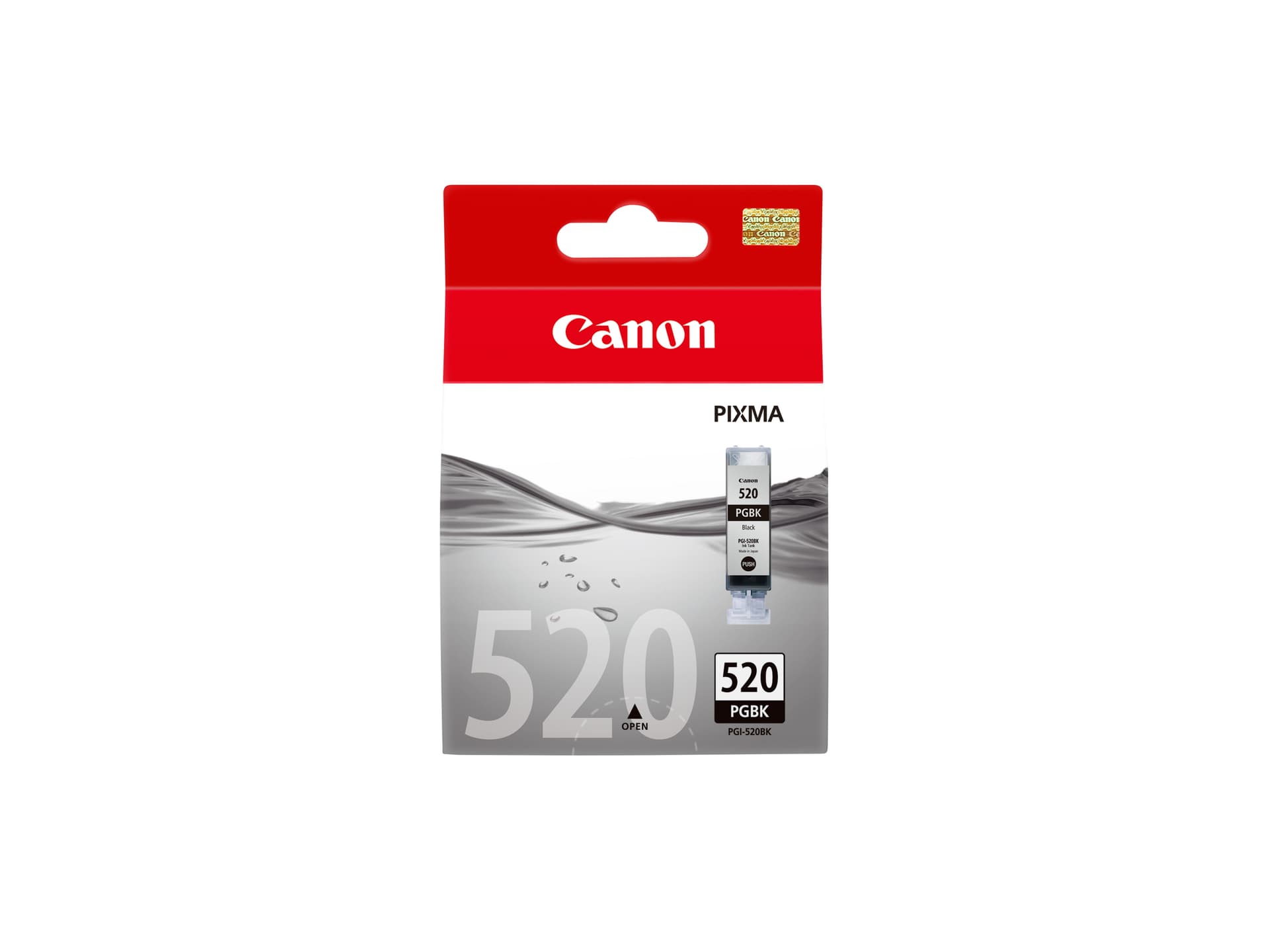 Canon PGI-520BK - 19 ml - preto - original - tanque de tinta - para PIXMA iP3600, iP4700, MP540, MP550, MP560, MP620, MP630, MP640, MP980, MP990, MX860, MX870