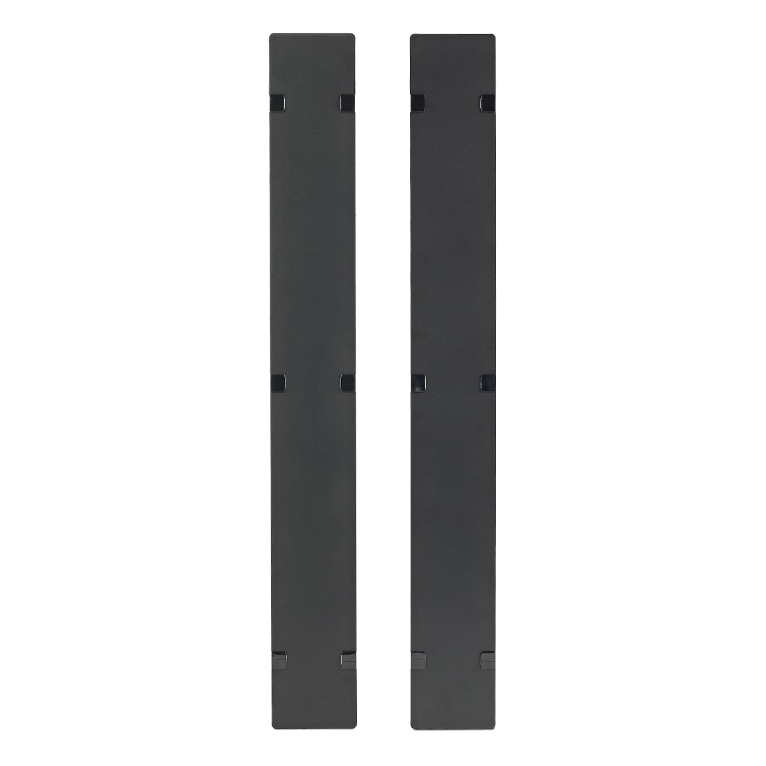 APC - Cobertura de painel de gestão de cabos de bastidor - preto - 42U - Compatível com TAA (pacote de 2) - para P/N: NBPD0150, SMX2KR2UX145, SMX3KR2UNCX145, SRT5KRMXLT-A, SRT6KRMXLT-A, SRT8KRMXLT-A
