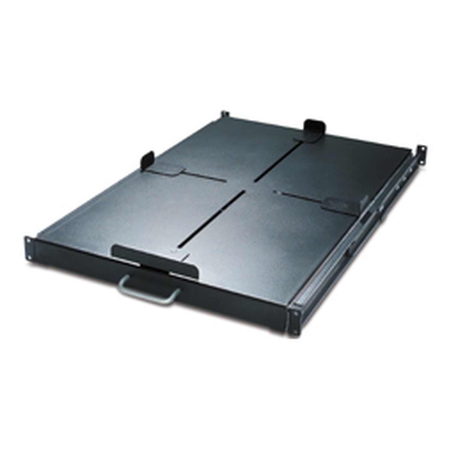 APC - Prateleira de bastidor - preto - 1U - para NetShelter EP, NetShelter ES, Netshelter VX, NetShelter WX