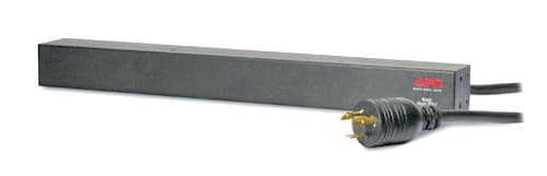 APC Basic Rack-Mount PDU - Faixa de distribuição de energia (montável em bastidor) - AC 208 V - entrada: NEMA L6-20 - conectores de saída: 12 (power IEC 60320 C13) - 1U - 19" - 3.65 m cabo - Canadá, Estados Unidos - preto - para P/N: SRT10KRMXLT-A, S