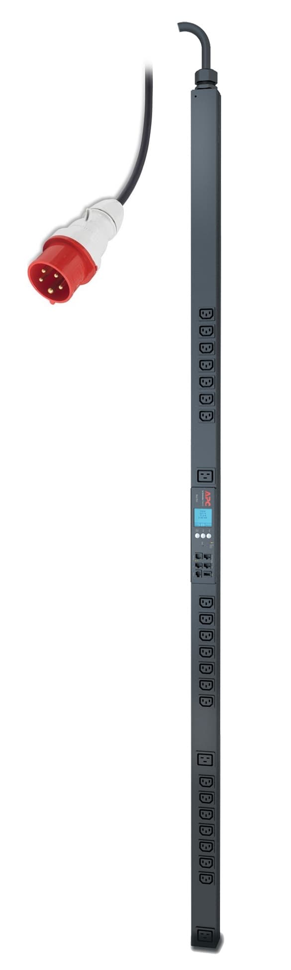APC Metered-by-Outlet Rack PDU 2G - Unidade de distribuição de potência (montável em bastidor) - AC 400 V - 3 fases - RS-232 - conectores de saída: 24 - 0U - 1.8 m cabo - preto - para P/N: SMTL2K2RM2UCLNC, SMTL3KRM2UCLNC, SRT5KRMXLT-A, SRT6KRMXLT-A