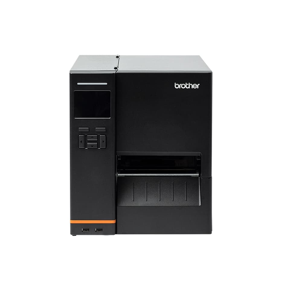 BROTHER TJ4420TN Industrial Label Printer 203dpi Ribbon 600 LED Control Panel LAN USB Host-USB Serial