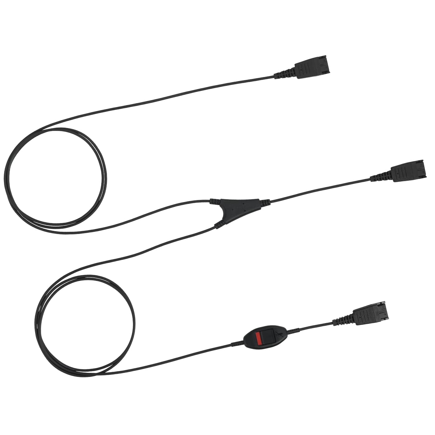 Jabra Supervisor Y-Cord - Separador de auricular - Quick Disconnect para Quick Disconnect