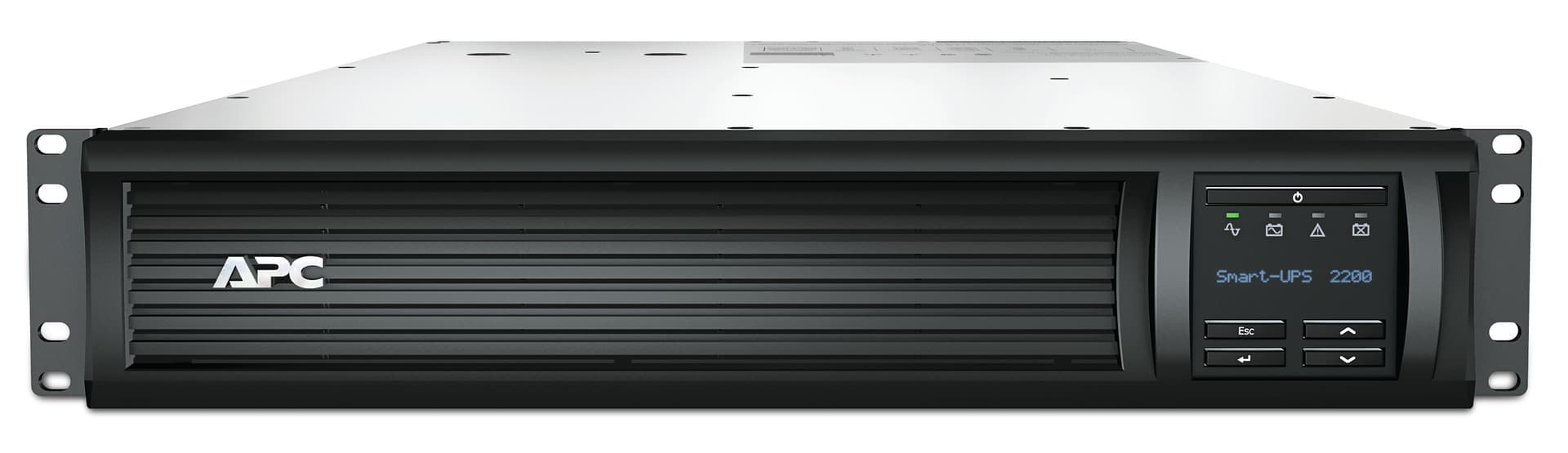 APC Smart-UPS 2200VA LCD RM - UPS (montável em bastidor) - AC 230 V - 1980 watt - 2200 VA - Ethernet, RS-232, USB - conectores de saída: 9 - 2U - com APC UPS Network Management Card - para P/N: AR4018SPX432, AR4024SP, AR4024SPX429, AR4024SPX431, AR40