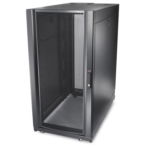 APC NetShelter SX - Shock Packaging - gabinete - preto - 24U - 19" - Compatível com TAA - para P/N: SMT3000RMI2UC, SMX2KR2UNCX145, SRT3000RMXLA-NC, SRT3000RMXLT-NC, SRT5KRMXLTUS