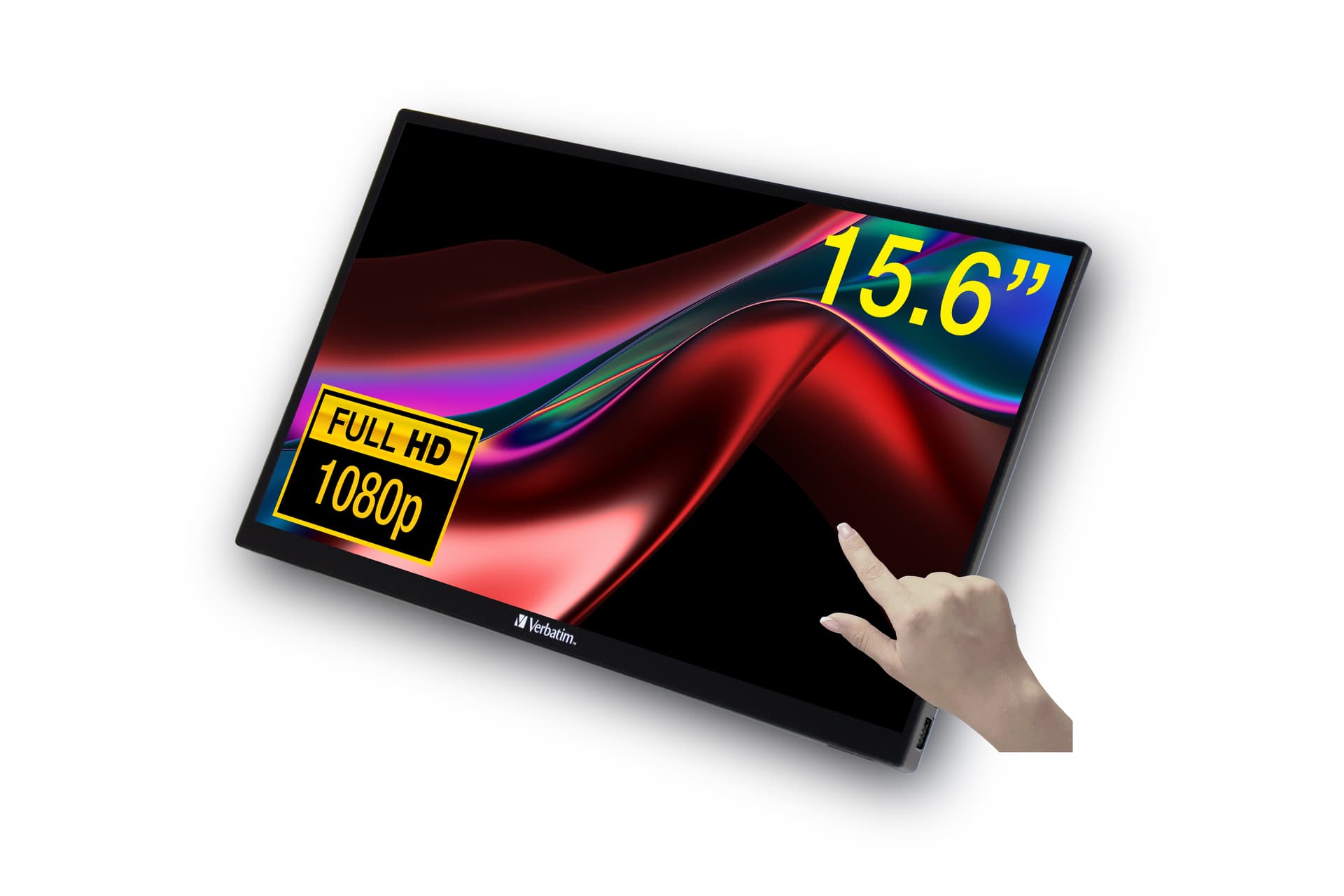VERBATIM MONITOR PORTATIL TOUCH 15.6" FULLHD HDR METAL