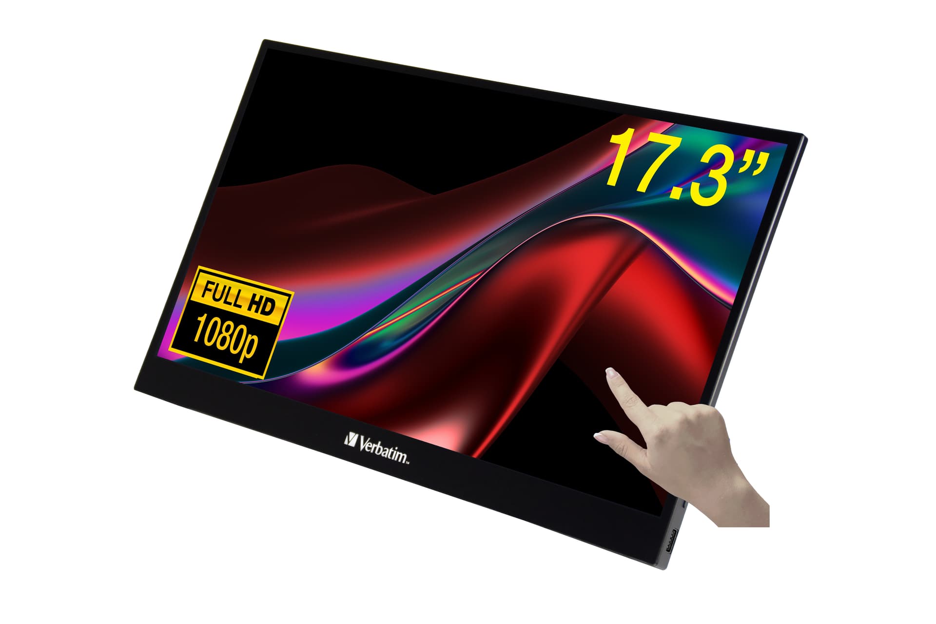 VERBATIM MONITOR PORTATIL TOUCH 17.3" IPS FULLHD HDR METAL