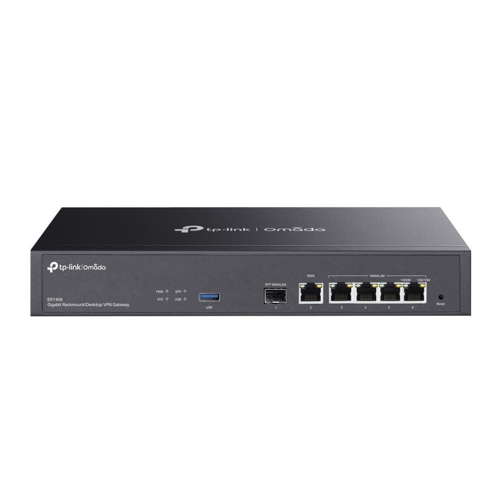 TP-LINK ER7406 Omada Gigabit Rackmount Desktop VPN Router