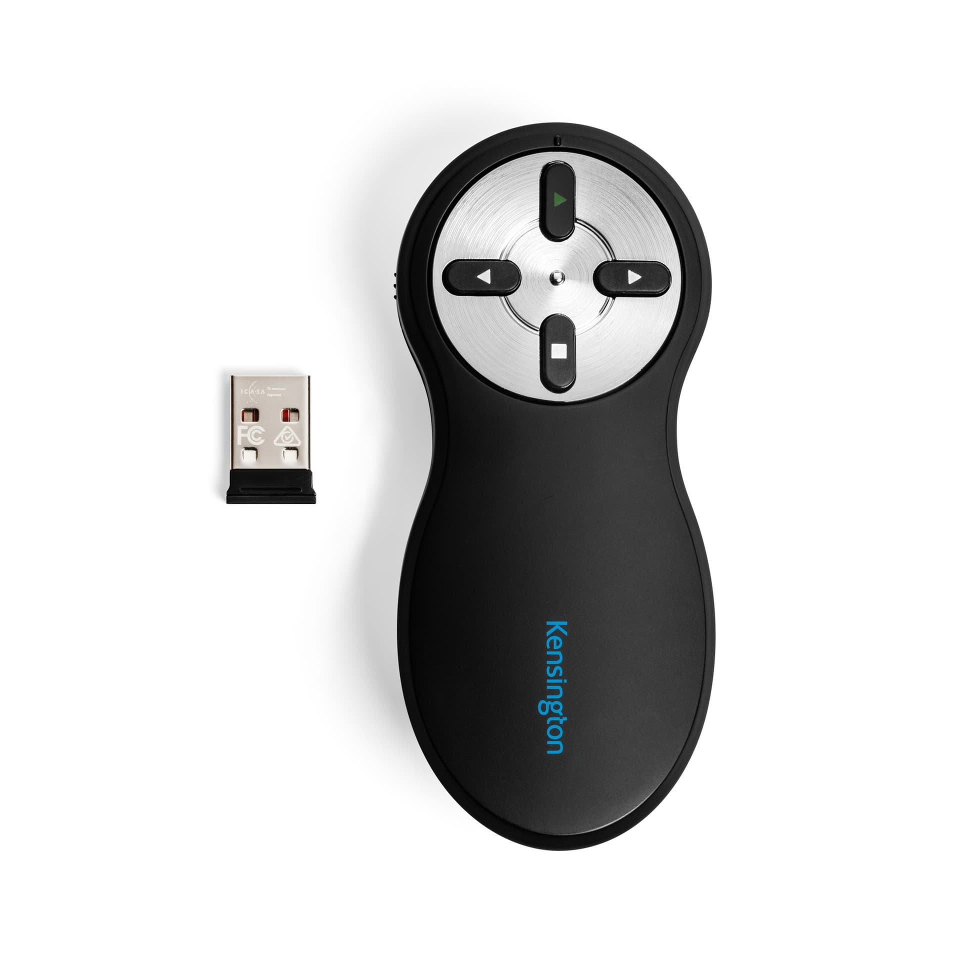 Kensington Wireless Presenter - Controlo remoto de apresentação - 4 botões - rádio