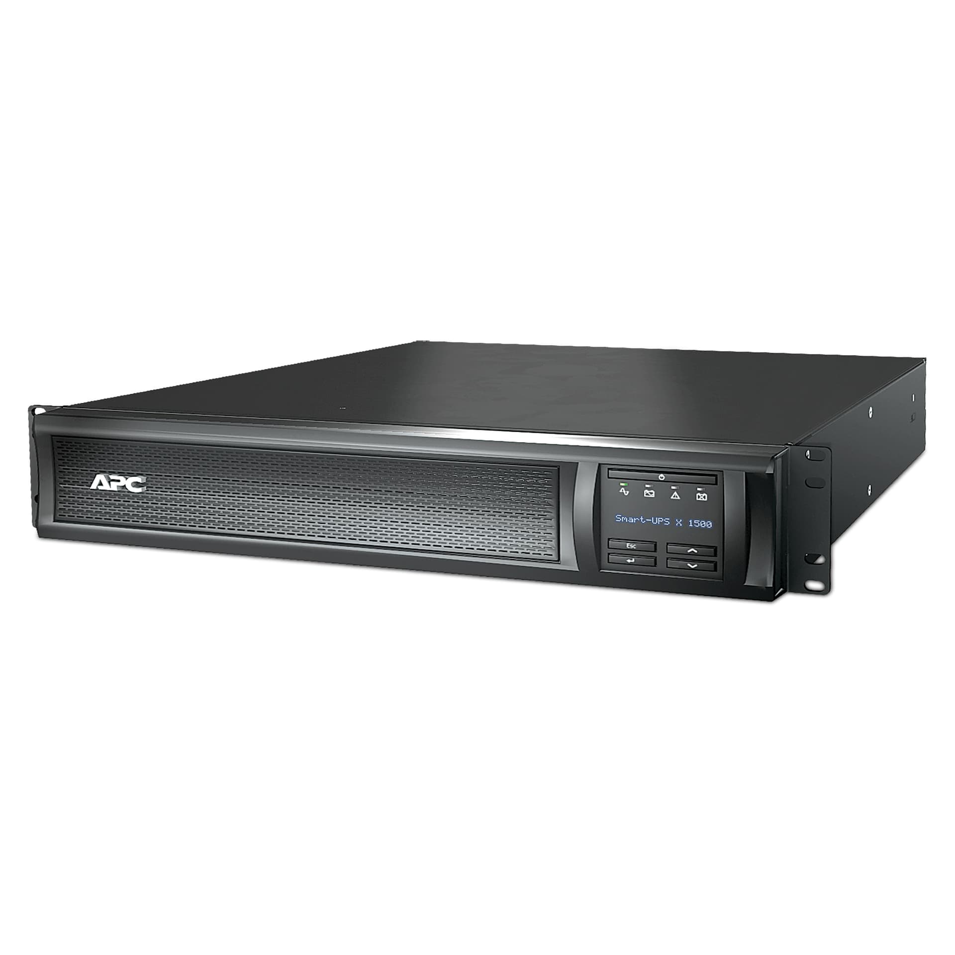 APC Smart-UPS X 1500 Rack/Tower LCD - UPS (montável em bastidor) - AC 230 V - 1200 watt - 1500 VA - RS-232, USB - conectores de saída: 8 - 2U - preto - para P/N: AR4024SP, AR4024SPX429, AR4024SPX431, AR4024SPX432, NBWL0356A, SMX48RMBP2US