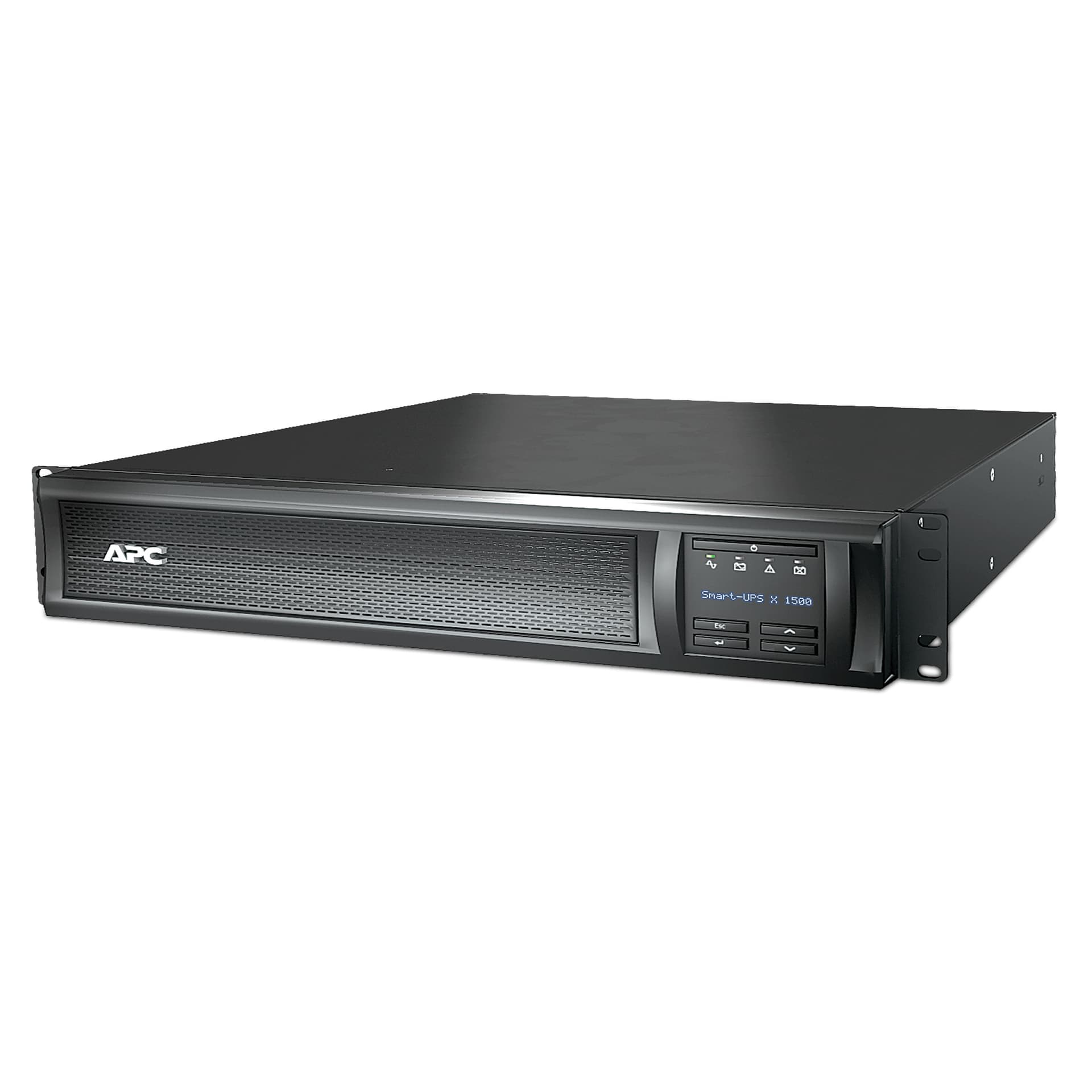 APC Smart-UPS X 1500 Rack/Tower LCD - UPS (montável em bastidor) - AC 230 V - 1200 watt - 1500 VA - Ethernet, RS-232, USB - conectores de saída: 8 - 2U - preto - para P/N: AR106SH6, AR106V, AR106VI, AR109SH6, AR112SH6, AR3357X674, NBWL0356A, SMX48RMB