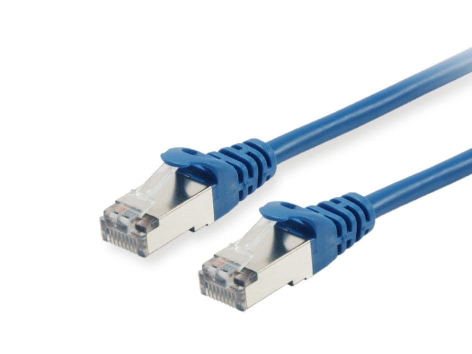 EQUIP CHICOTE CAT6A S/FTP 0.25M AZUL