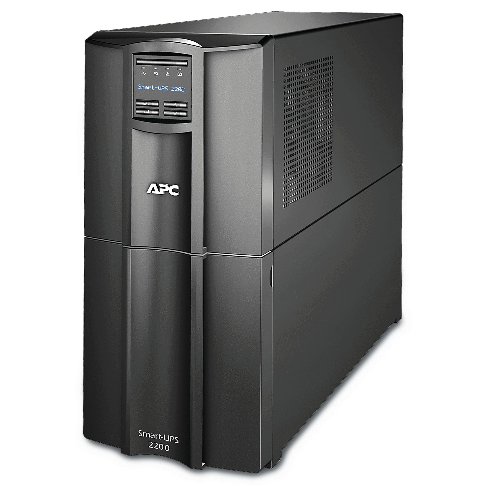 APC Smart-UPS SMT2200IC - UPS - AC 220/230/240 V - 1980 watt - 2200 VA - ácido de chumbo - RS-232, USB - conectores de saída: 9 - preto - com APC SmartConnect