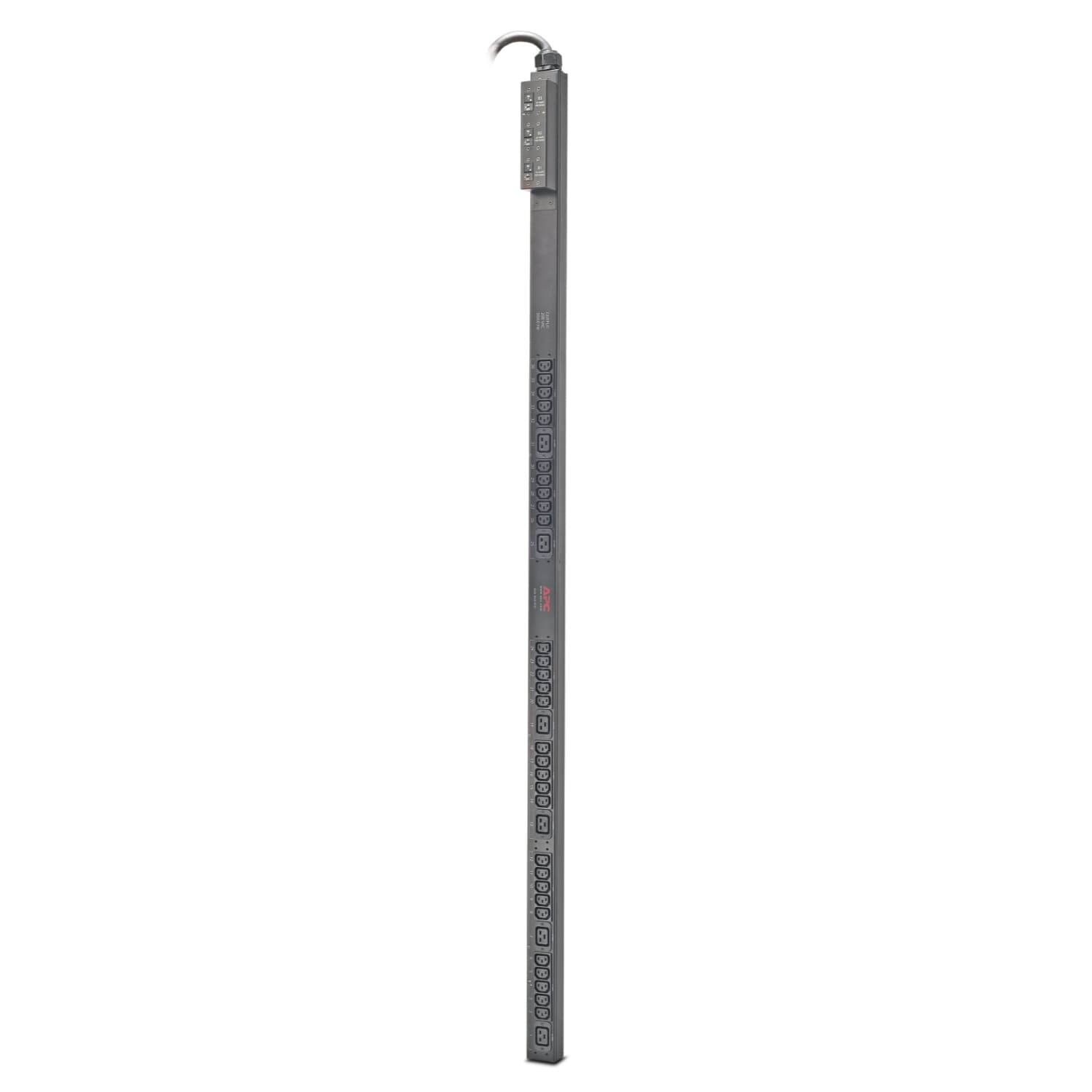 APC Basic Rack PDU Zero U - Faixa de distribuição de energia (montável em bastidor) - AC 208 V - conectores de saída: 36 (power IEC 60320 C13, IEC 60320 C19) - 0U - 0.9 m cabo - preto - para P/N: NBPD0150, SMX2KR2UX145, SMX3KR2UNCX145, SRT5KRMXLT-A