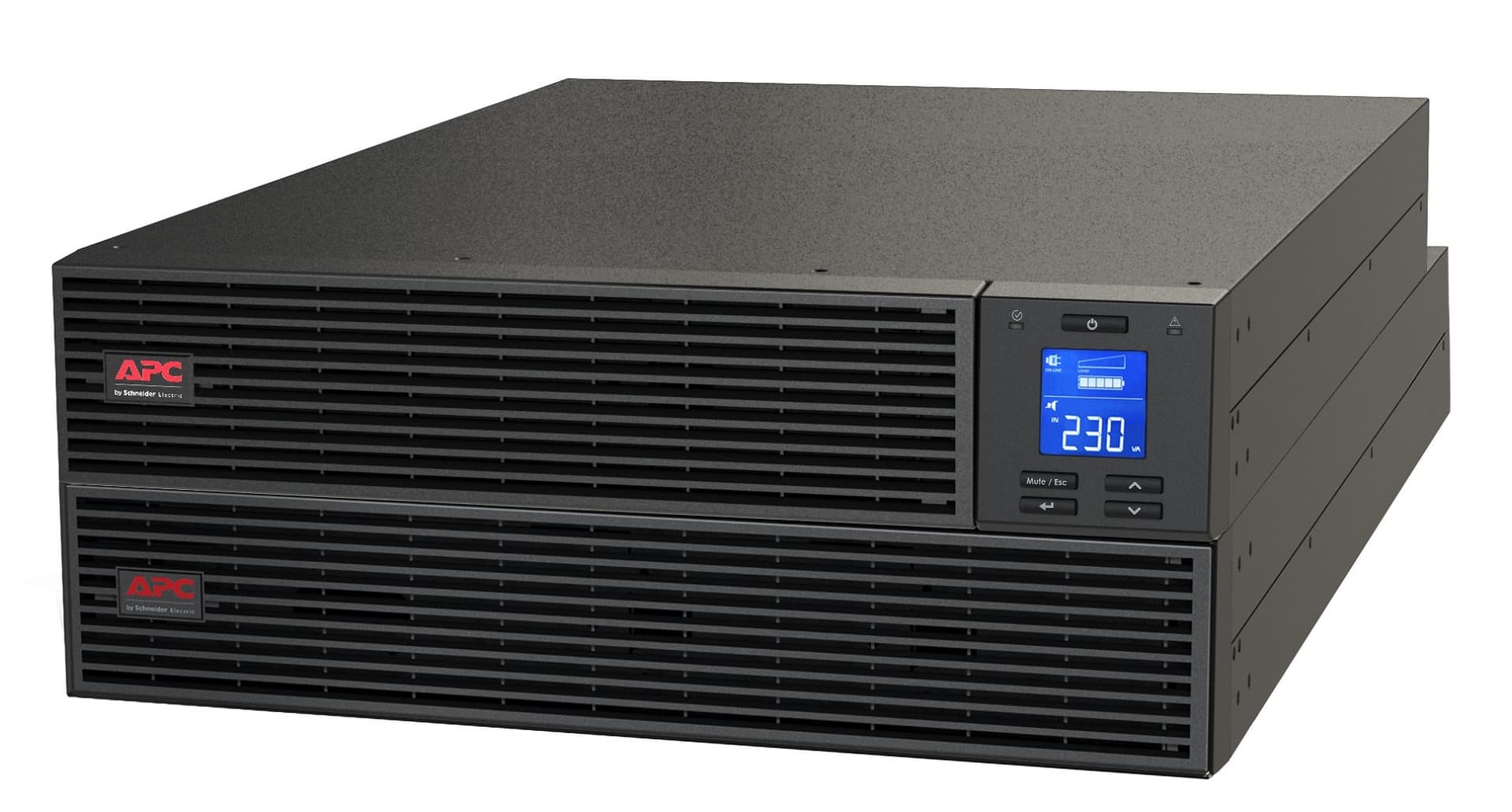 APC Easy UPS SRV SRV10KRIRK - UPS (montável em bastidor) - AC 220/230/240 V - 10000 watt - 10000 VA - USB, RS-232 - com Rail Kit, External Battery Pack