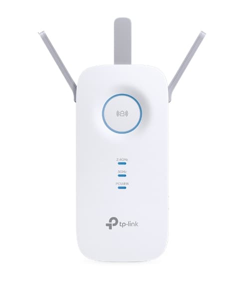 TP-LINK AC1750 Dual Band Wireless Wall Plugged Range Extender Qualcomm 1300Mbps at 5Ghz + 450Mbps at 2.4Ghz 802.11ac/a/b/g/n