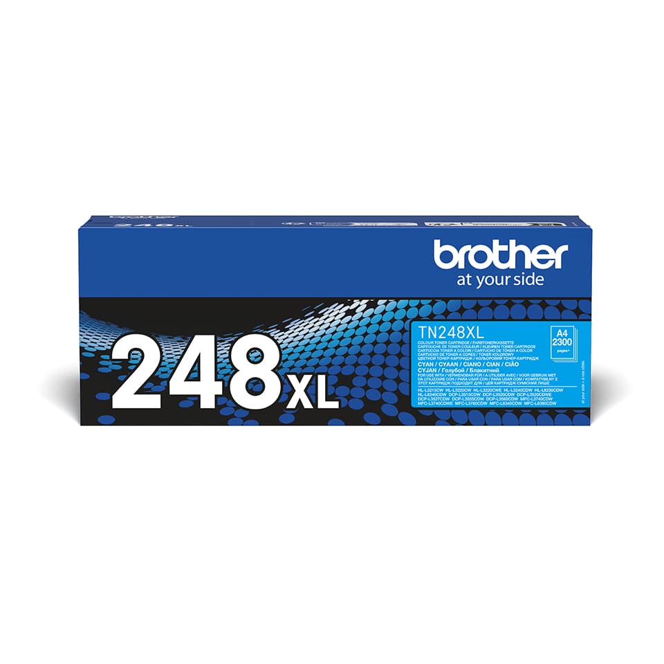 BROTHER TN248XLC Cyan Toner Cartridge ISO Yield 2300 pages