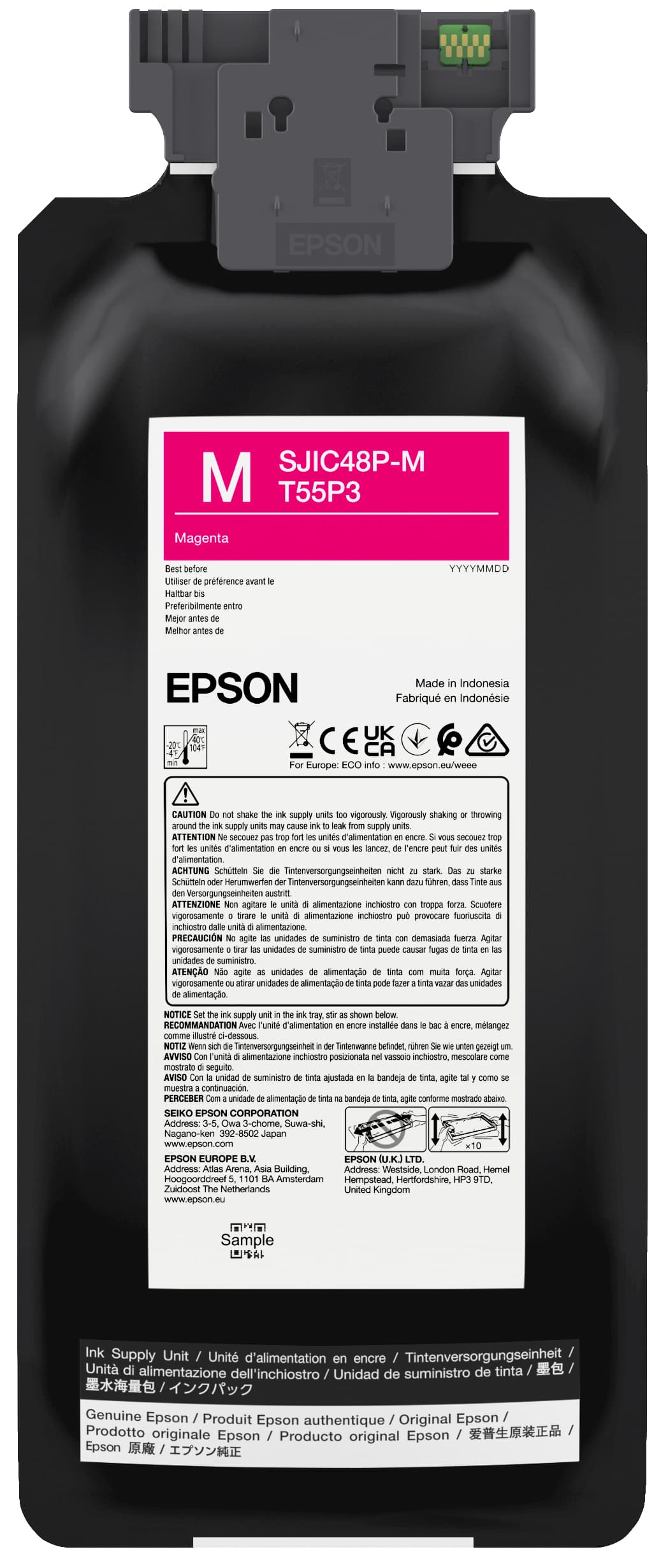 EPSON TINTEIRO MAGENTA CW-C8000e