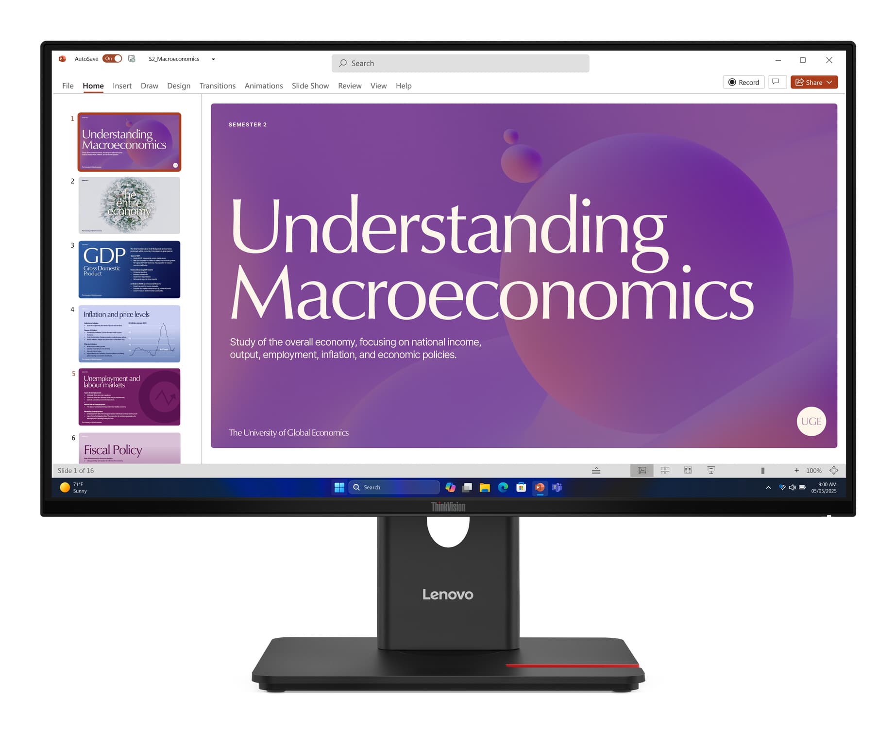 Lenovo ThinkVision T24D-40 Monitor, 60,5 cm (23.8"), 1920 x 1080 pixels