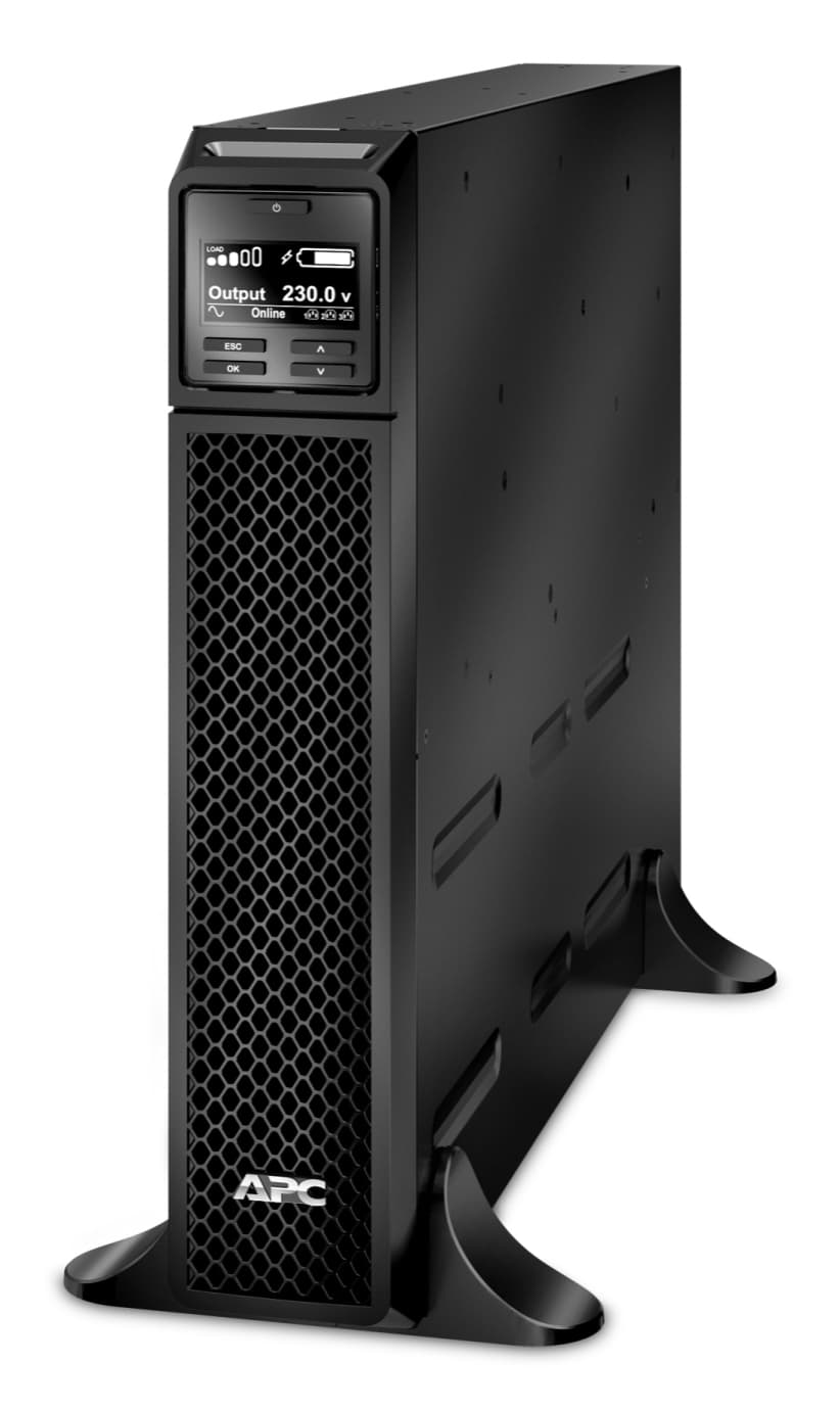 APC Smart-UPS SRT 1500VA - UPS (montável em bastidor / externo) - AC 220/230/240 V - 1500 watt - 1500 VA - USB, serial - conectores de saída: 6 - PFC - preto