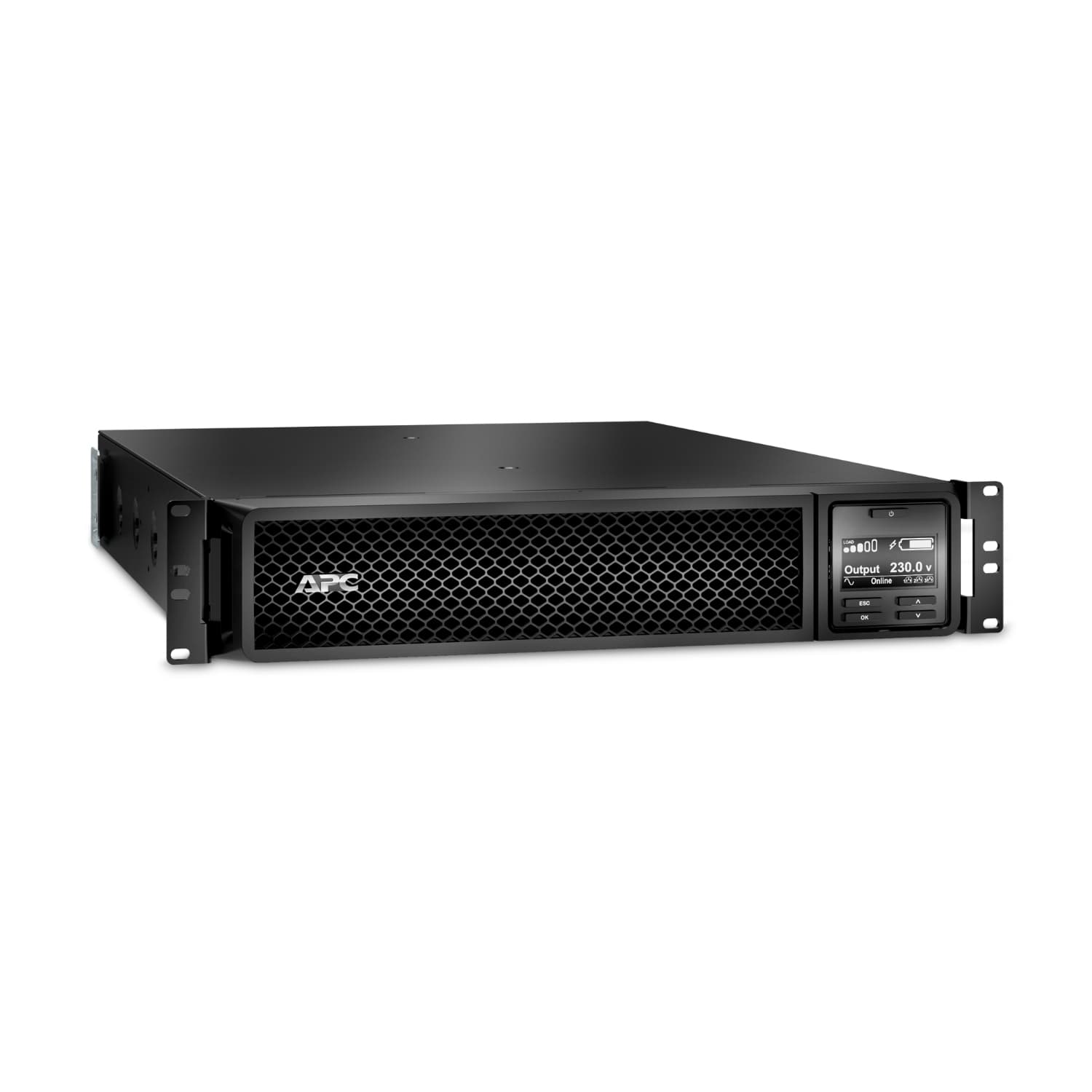 APC Smart-UPS SRT 1000VA RM - UPS (montável em bastidor) - AC 230 V - 1000 watt - 1000 VA - RS-232, USB - conectores de saída: 6 - PFC - 2U - preto