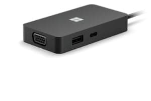 Microsoft USB-C Travel Hub - Estação de engate - USB-C - VGA, HDMI - 1GbE - comercial