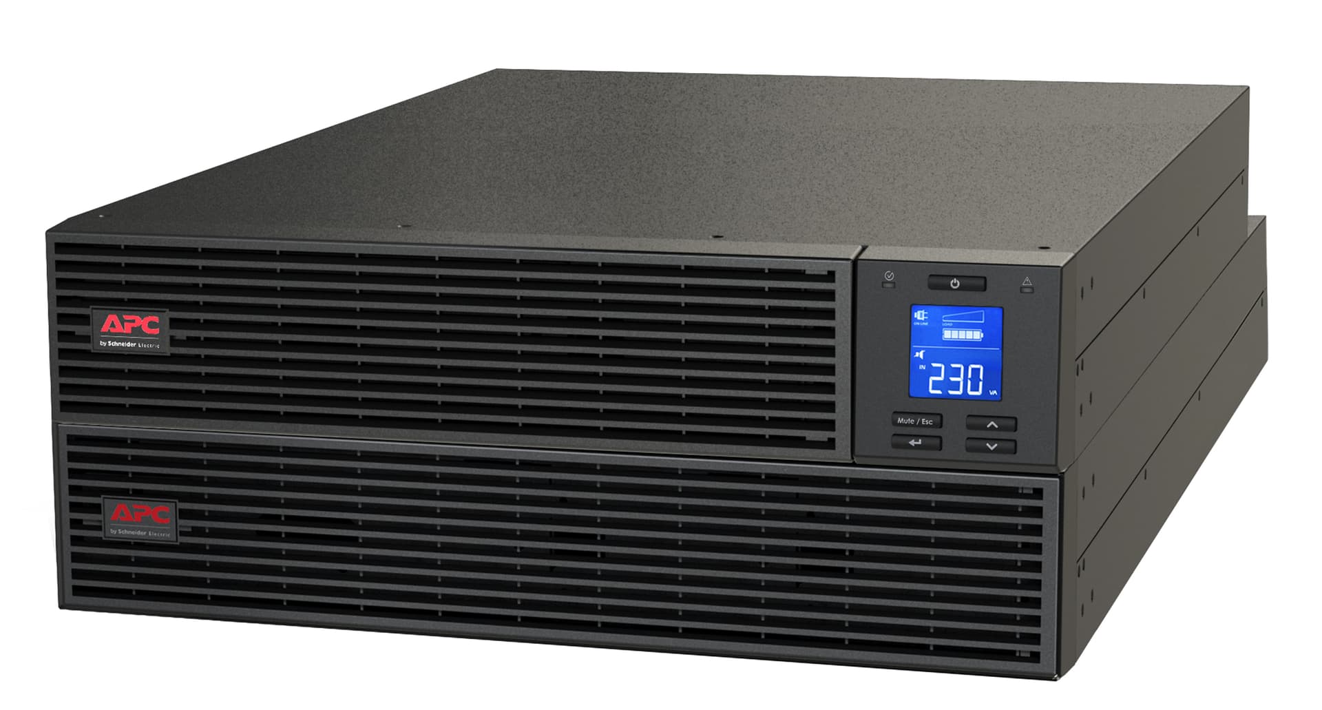 APC Easy UPS SRV SRV3KRILRK - UPS (montável em bastidor) - AC 220/230/240 V - 2400 watt - 3000 VA - USB, RS-232 - conectores de saída: 7 - PFC - com Kit de Calhas