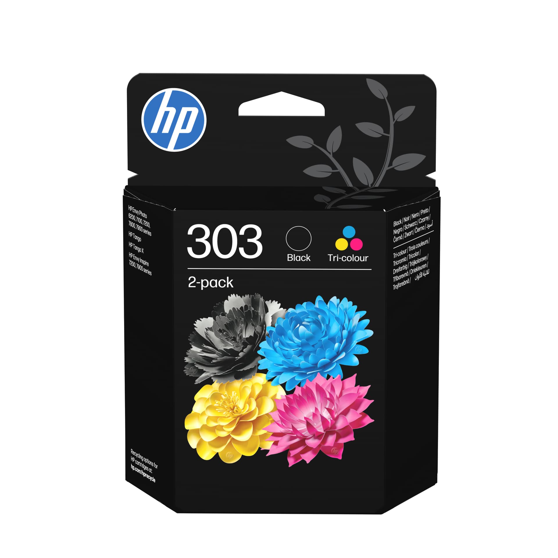 HP 303 Black/Tri - Color Original Ink Cartridge 2-Pack