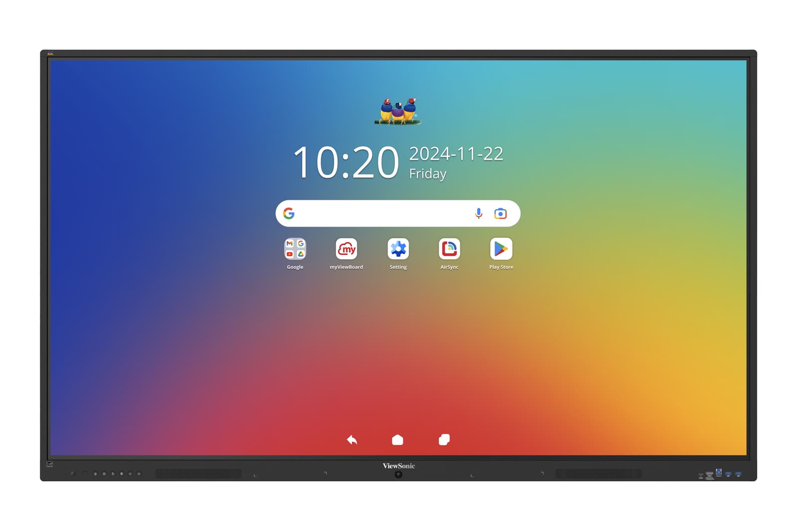 Viewsonic IFP 75IN 4K ANDROID 16 EDLA 64, 190,5 cm (75"), 3840 x 2160 pixels