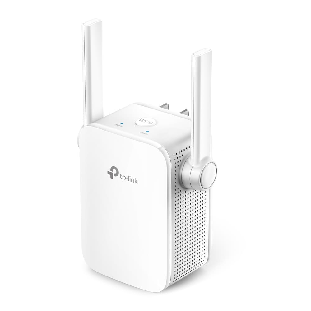 TP-LINK 300MBit WLAN N Repeater wall-mountable Qualcomm Chipsatz 2T2R 2.4GHz 802.11b/g/n 1 10/100M LAN 2 fixed antennas