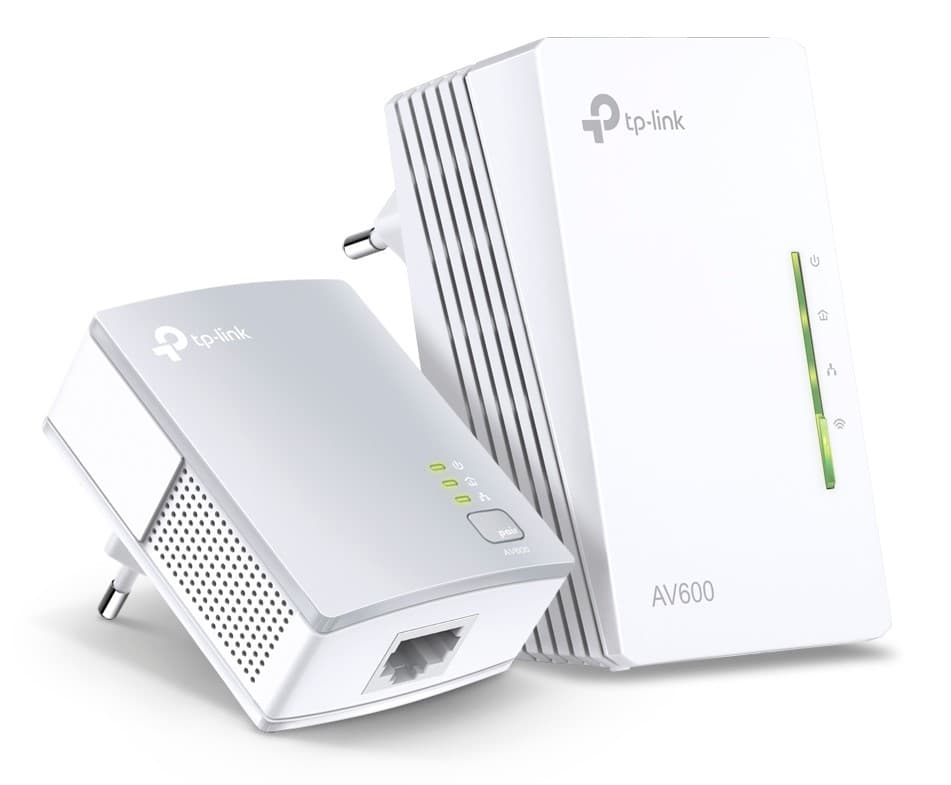 TP-LINK AV600 POWERLINE UNIVERSAL WI-FI RANGE EXTENDER 2 ETHERNET PORT NETWORK