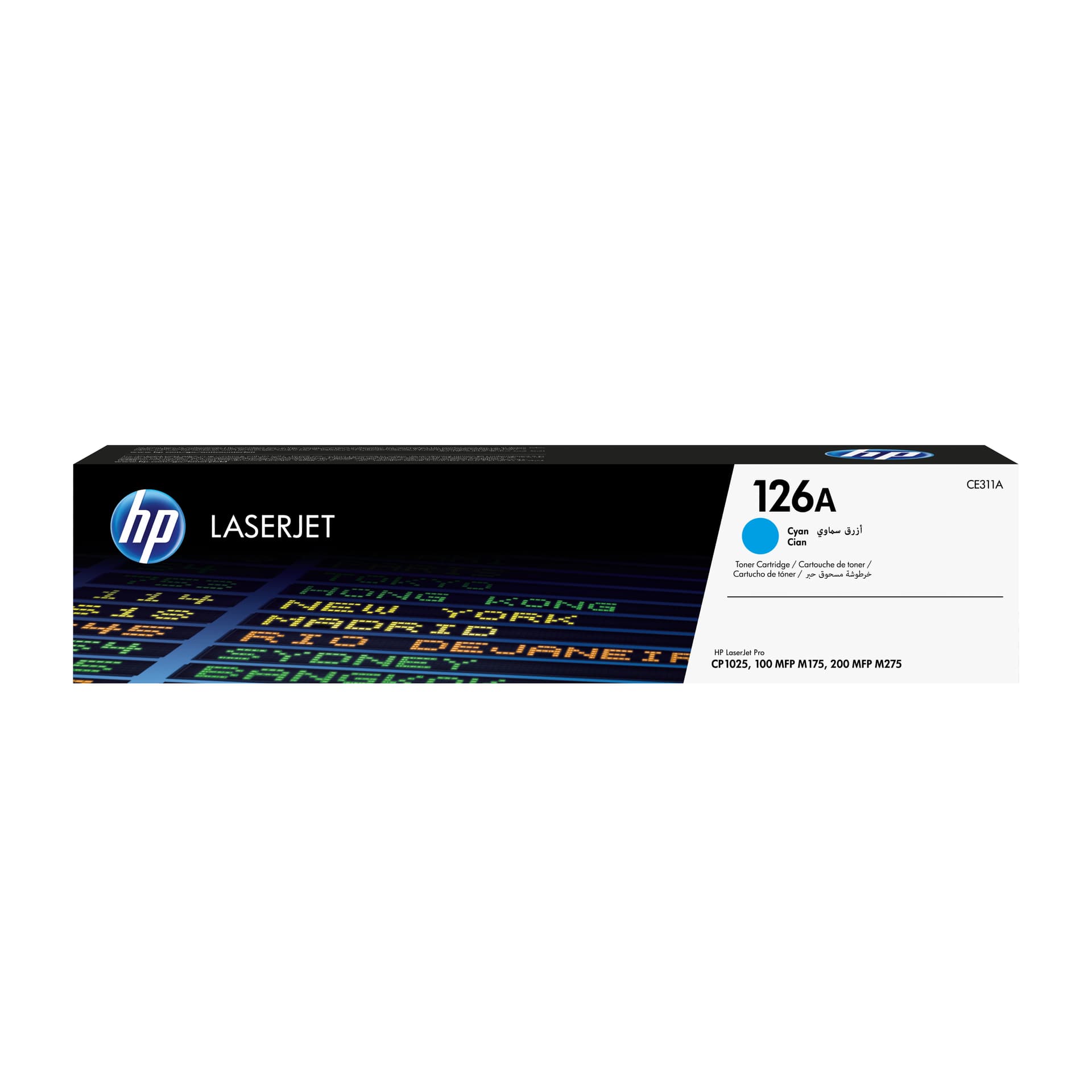 HP 126A original LaserJet Toner cartridge CE311A cyan standard capacity 1.000 pages 1-pack