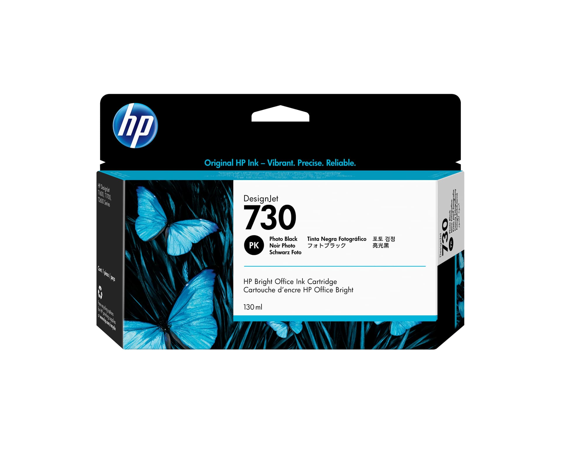 HP 730 130 ml Photo Black Ink Crtg T1600 / T2600 / T1700