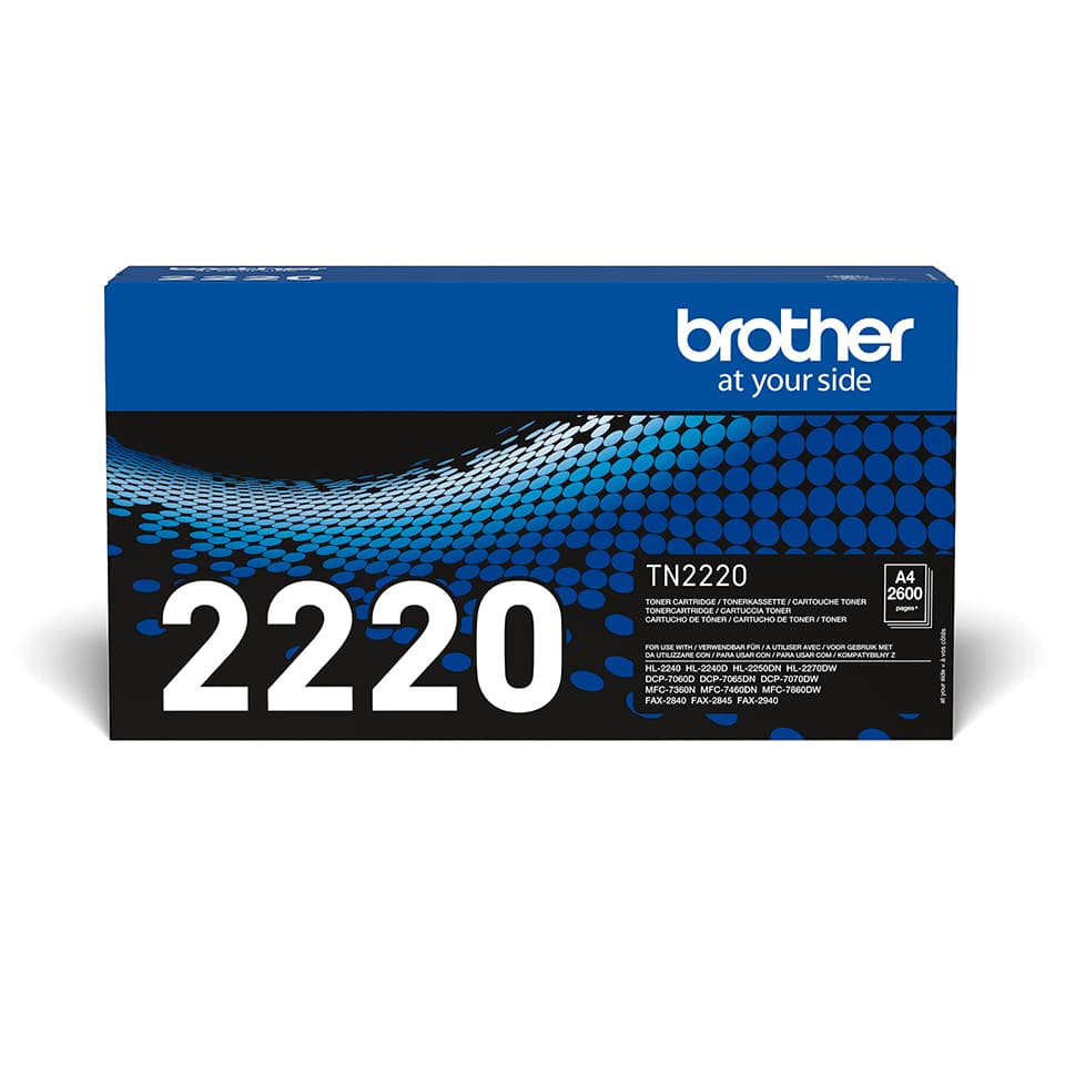BROTHER TN-2220 toner black high capacity 2.600 pages 1-pack