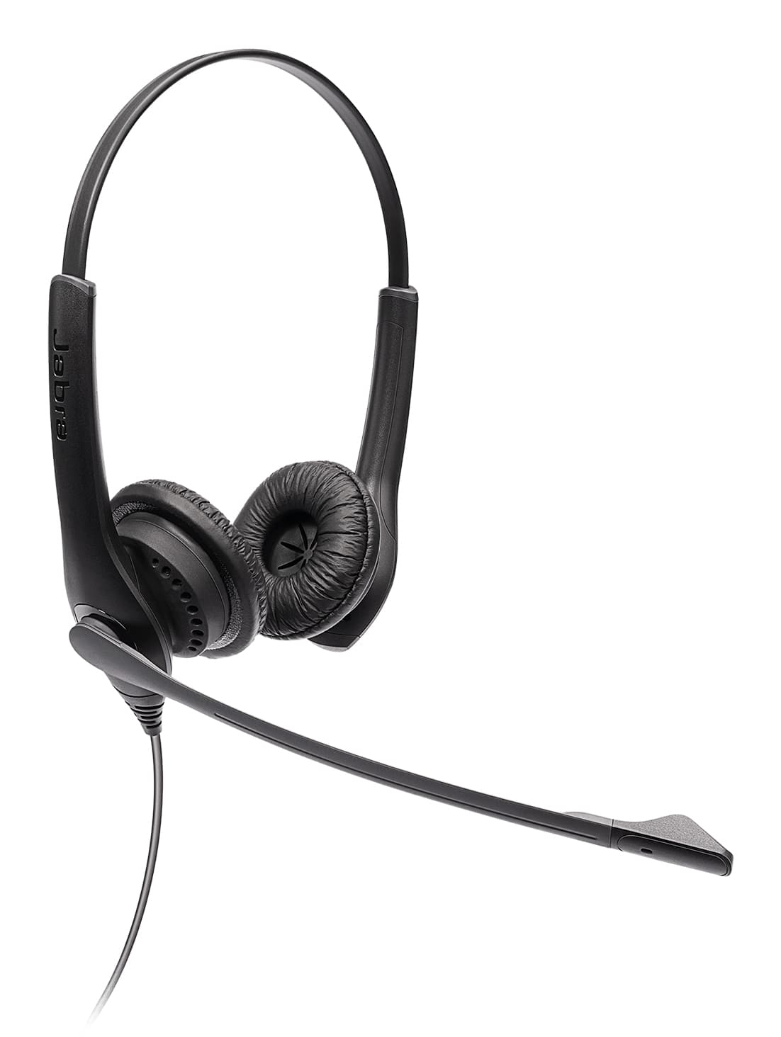 Jabra BIZ 1100 Duo - Auscultadores - no ouvido - com cabo - macaco de 3,5 mm - preto - académico - Certificado para Microsoft Teams, Certificação Zoom