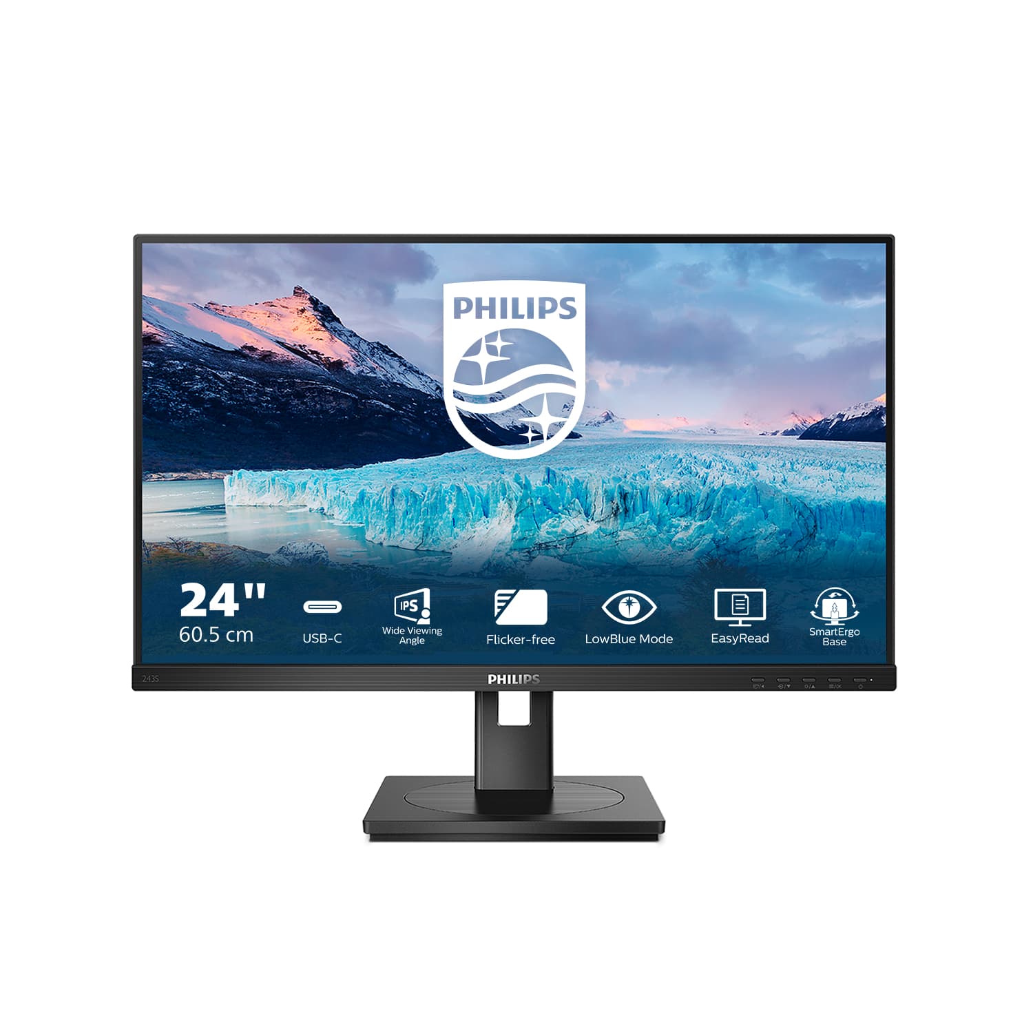 Philips S Line 243S1/00, 60,5 cm (23.8"), 1920 x 1080 pixels