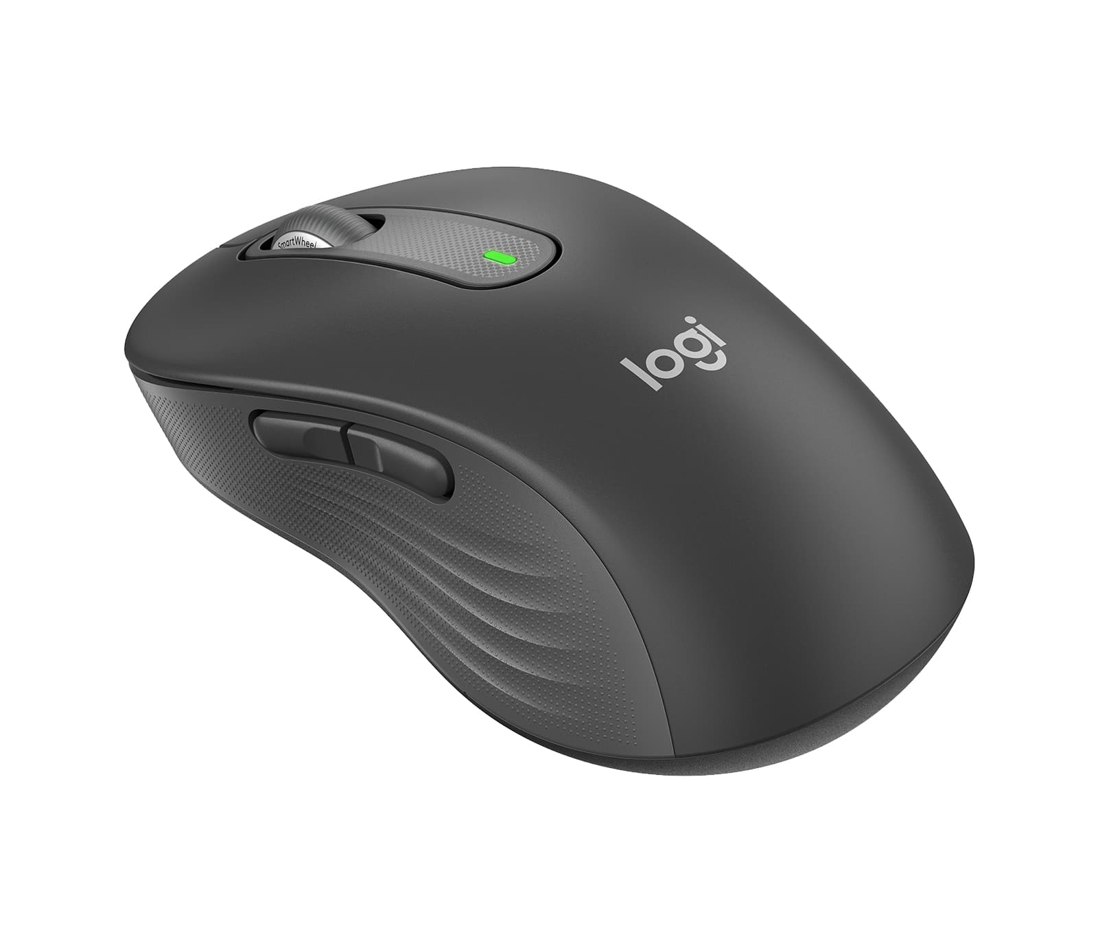 Logitech Signature M650 L - Rato - tamanho grande - óptico - 5 botões - sem fios - 2.4 GHz, Bluetooth - recetor USB Logitech Logi Bolt - grafite