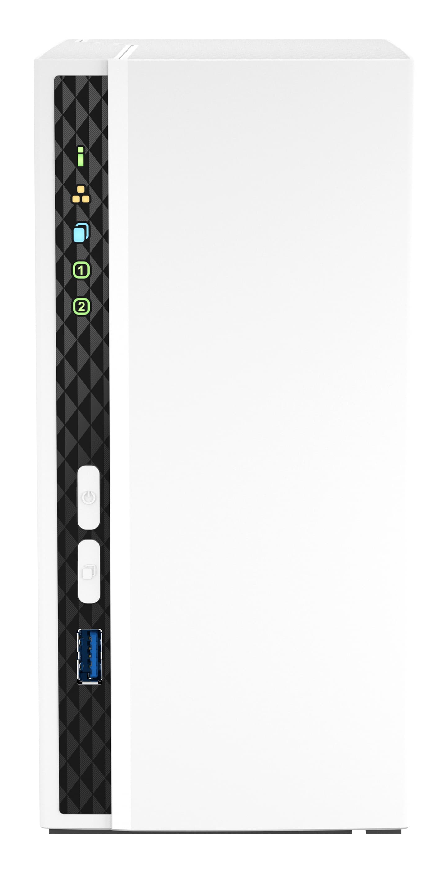 QNAP TS-233 - Servidor NAS - 2 baias - SATA 6Gb/s - RAID (expansão de disco rígido) 0, 1, JBOD - RAM 2 GB - Gigabit Ethernet - iSCSI assistência