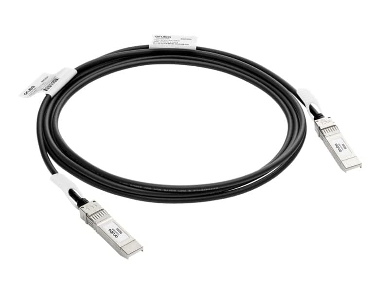 HPE Networking Instant On - Cabo de ligação directa 10GBase - SFP+ para SFP+ - 3 m - para P/N: JL684B#ACC, JL686B#ACC