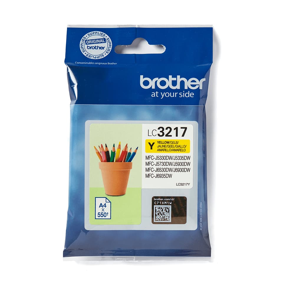 Brother LC3217Y - Amarelo - original - tinteiro - para Brother MFC-J5335DW, MFC-J5730DW, MFC-J5930DW, MFC-J6935DW